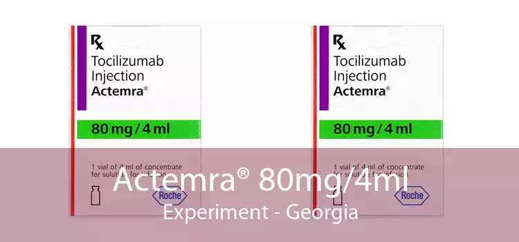 Actemra® 80mg/4ml Experiment - Georgia