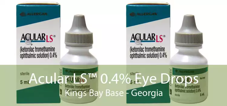 Acular LS™ 0.4% Eye Drops Kings Bay Base - Georgia