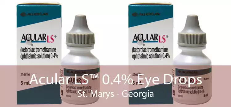 Acular LS™ 0.4% Eye Drops St. Marys - Georgia