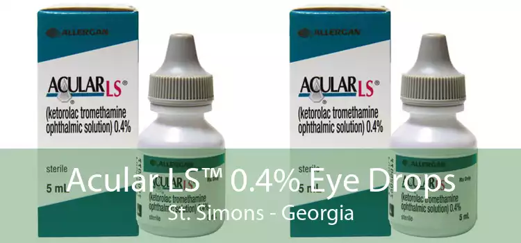 Acular LS™ 0.4% Eye Drops St. Simons - Georgia