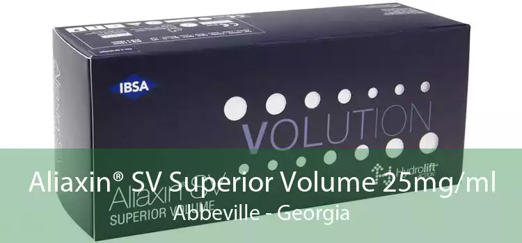 Aliaxin® SV Superior Volume 25mg/ml Abbeville - Georgia