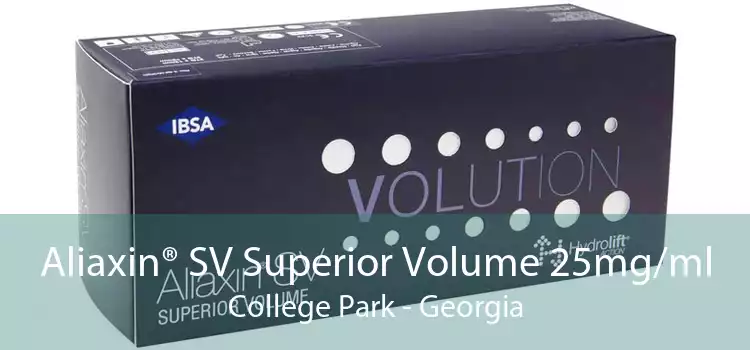 Aliaxin® SV Superior Volume 25mg/ml College Park - Georgia