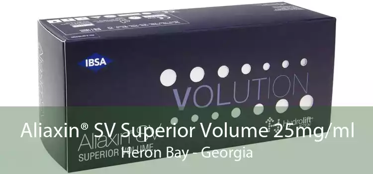 Aliaxin® SV Superior Volume 25mg/ml Heron Bay - Georgia
