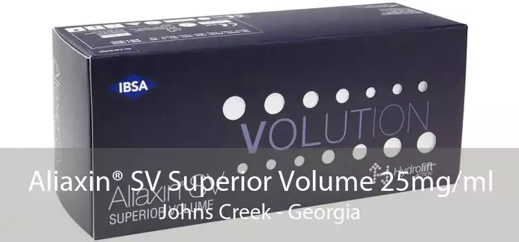 Aliaxin® SV Superior Volume 25mg/ml Johns Creek - Georgia