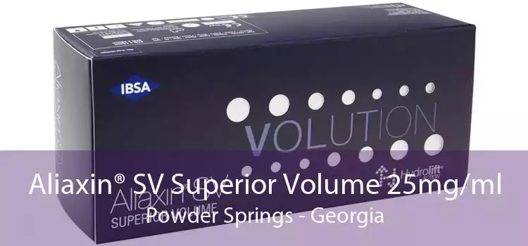 Aliaxin® SV Superior Volume 25mg/ml Powder Springs - Georgia