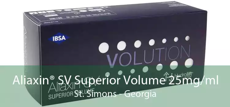 Aliaxin® SV Superior Volume 25mg/ml St. Simons - Georgia