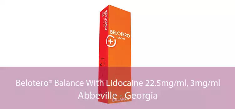 Belotero® Balance With Lidocaine 22.5mg/ml, 3mg/ml Abbeville - Georgia