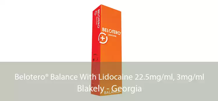 Belotero® Balance With Lidocaine 22.5mg/ml, 3mg/ml Blakely - Georgia