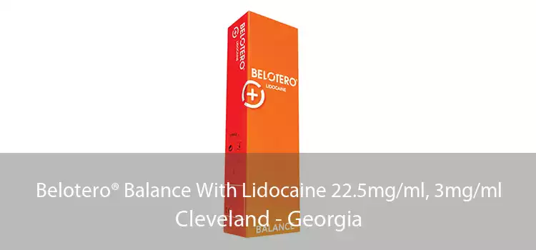 Belotero® Balance With Lidocaine 22.5mg/ml, 3mg/ml Cleveland - Georgia