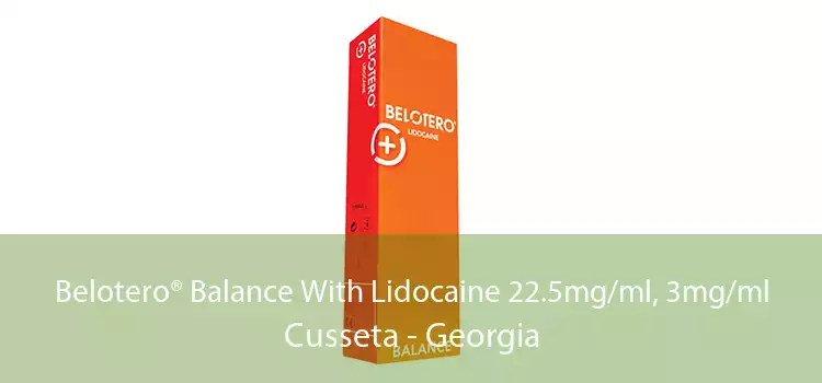Belotero® Balance With Lidocaine 22.5mg/ml, 3mg/ml Cusseta - Georgia