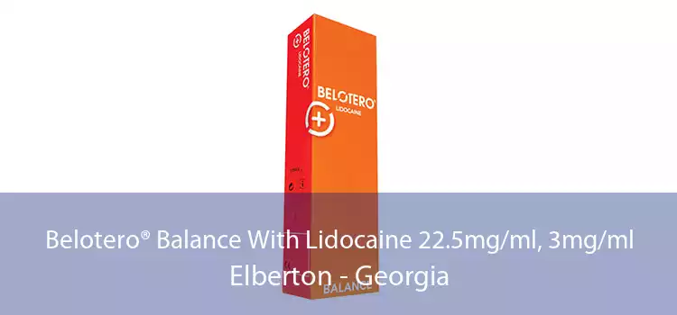 Belotero® Balance With Lidocaine 22.5mg/ml, 3mg/ml Elberton - Georgia