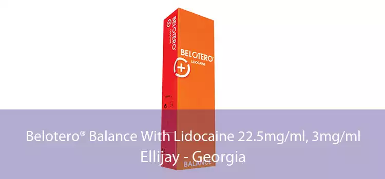 Belotero® Balance With Lidocaine 22.5mg/ml, 3mg/ml Ellijay - Georgia