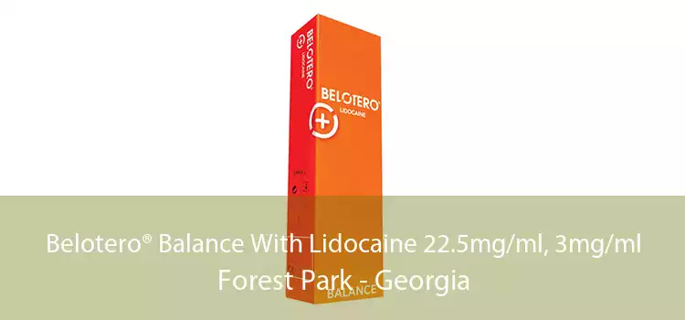 Belotero® Balance With Lidocaine 22.5mg/ml, 3mg/ml Forest Park - Georgia