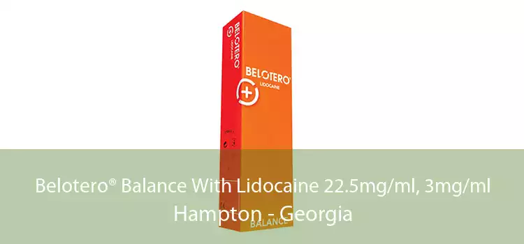 Belotero® Balance With Lidocaine 22.5mg/ml, 3mg/ml Hampton - Georgia