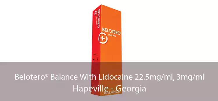 Belotero® Balance With Lidocaine 22.5mg/ml, 3mg/ml Hapeville - Georgia