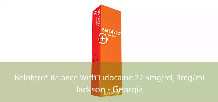 Belotero® Balance With Lidocaine 22.5mg/ml, 3mg/ml Jackson - Georgia