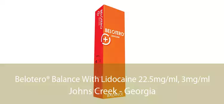 Belotero® Balance With Lidocaine 22.5mg/ml, 3mg/ml Johns Creek - Georgia