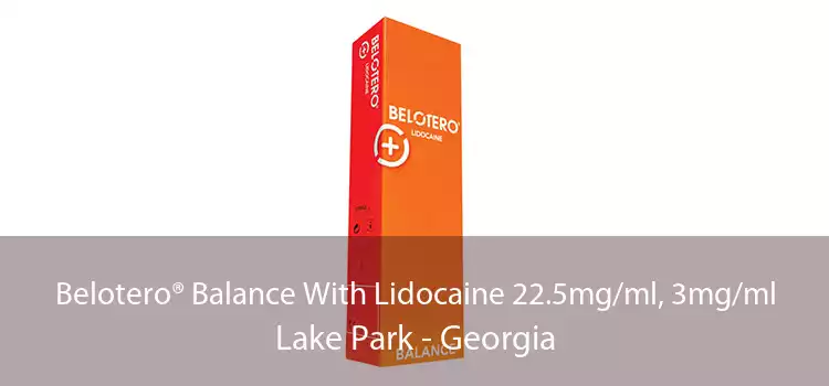 Belotero® Balance With Lidocaine 22.5mg/ml, 3mg/ml Lake Park - Georgia