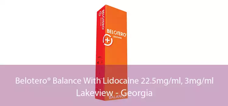 Belotero® Balance With Lidocaine 22.5mg/ml, 3mg/ml Lakeview - Georgia