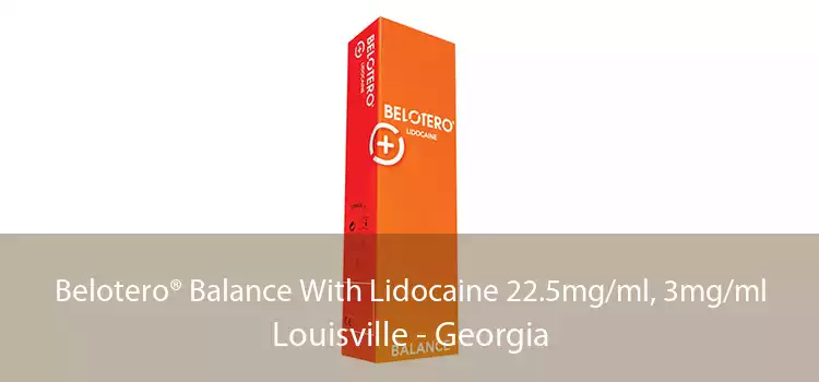Belotero® Balance With Lidocaine 22.5mg/ml, 3mg/ml Louisville - Georgia