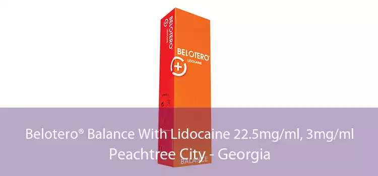 Belotero® Balance With Lidocaine 22.5mg/ml, 3mg/ml Peachtree City - Georgia