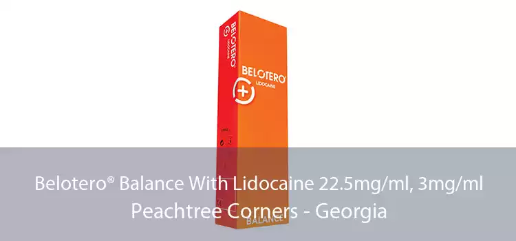 Belotero® Balance With Lidocaine 22.5mg/ml, 3mg/ml Peachtree Corners - Georgia