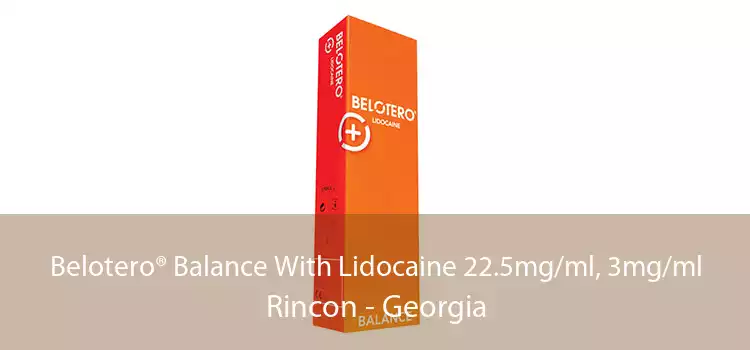 Belotero® Balance With Lidocaine 22.5mg/ml, 3mg/ml Rincon - Georgia