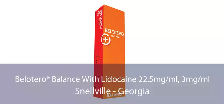 Belotero® Balance With Lidocaine 22.5mg/ml, 3mg/ml Snellville - Georgia