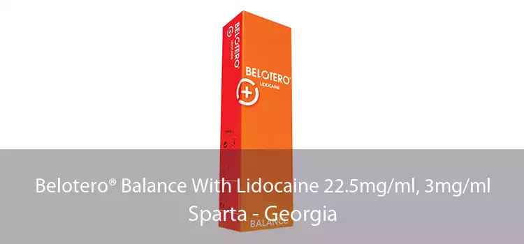 Belotero® Balance With Lidocaine 22.5mg/ml, 3mg/ml Sparta - Georgia