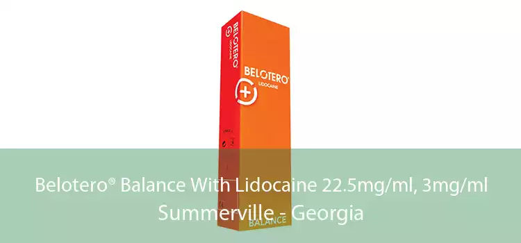 Belotero® Balance With Lidocaine 22.5mg/ml, 3mg/ml Summerville - Georgia