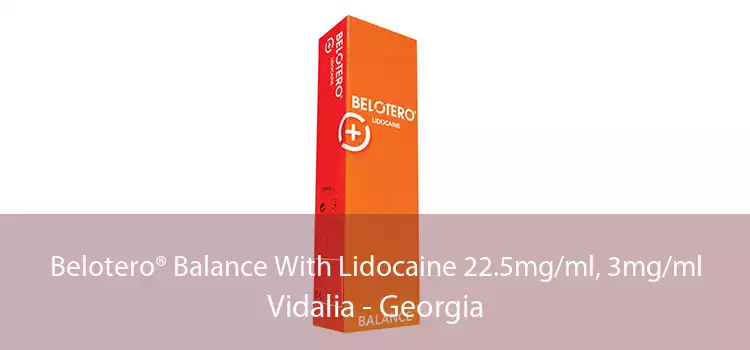 Belotero® Balance With Lidocaine 22.5mg/ml, 3mg/ml Vidalia - Georgia