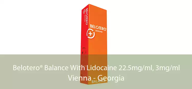 Belotero® Balance With Lidocaine 22.5mg/ml, 3mg/ml Vienna - Georgia