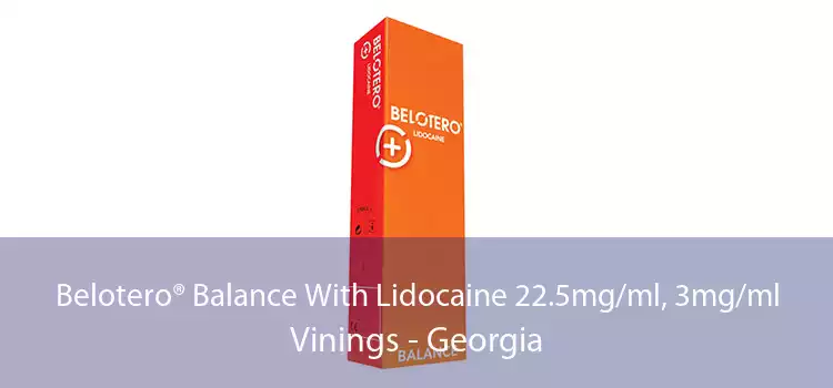 Belotero® Balance With Lidocaine 22.5mg/ml, 3mg/ml Vinings - Georgia