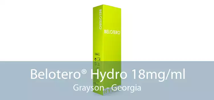 Belotero® Hydro 18mg/ml Grayson - Georgia