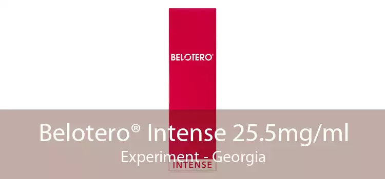 Belotero® Intense 25.5mg/ml Experiment - Georgia