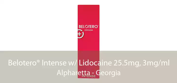 Belotero® Intense w/ Lidocaine 25.5mg, 3mg/ml Alpharetta - Georgia