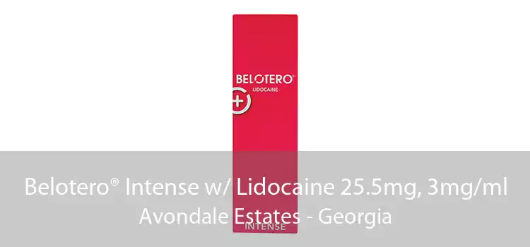Belotero® Intense w/ Lidocaine 25.5mg, 3mg/ml Avondale Estates - Georgia