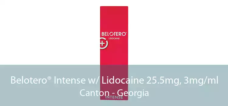 Belotero® Intense w/ Lidocaine 25.5mg, 3mg/ml Canton - Georgia