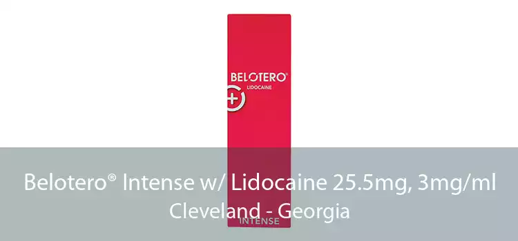 Belotero® Intense w/ Lidocaine 25.5mg, 3mg/ml Cleveland - Georgia