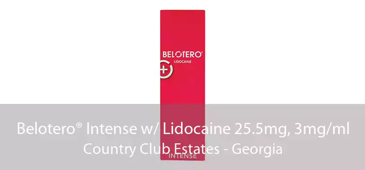 Belotero® Intense w/ Lidocaine 25.5mg, 3mg/ml Country Club Estates - Georgia