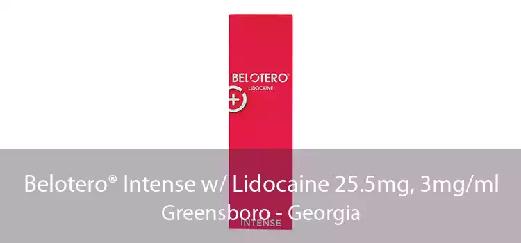 Belotero® Intense w/ Lidocaine 25.5mg, 3mg/ml Greensboro - Georgia