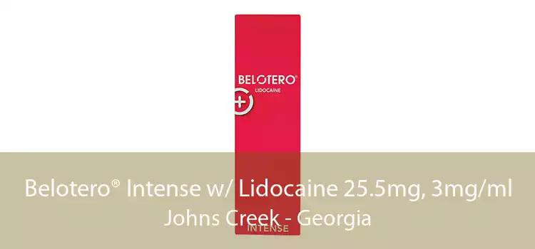 Belotero® Intense w/ Lidocaine 25.5mg, 3mg/ml Johns Creek - Georgia