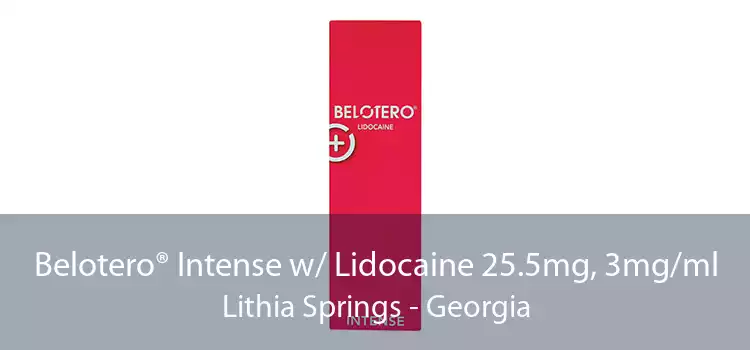 Belotero® Intense w/ Lidocaine 25.5mg, 3mg/ml Lithia Springs - Georgia