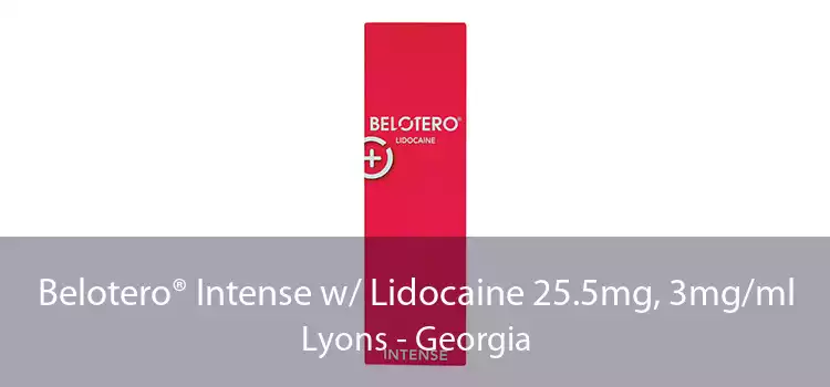 Belotero® Intense w/ Lidocaine 25.5mg, 3mg/ml Lyons - Georgia