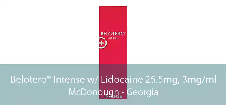 Belotero® Intense w/ Lidocaine 25.5mg, 3mg/ml McDonough - Georgia