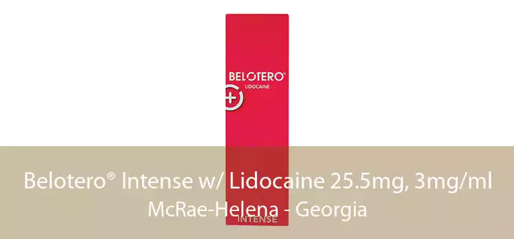 Belotero® Intense w/ Lidocaine 25.5mg, 3mg/ml McRae-Helena - Georgia