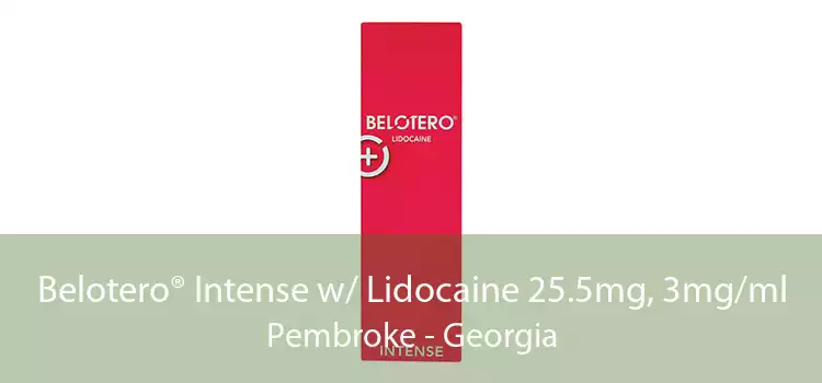 Belotero® Intense w/ Lidocaine 25.5mg, 3mg/ml Pembroke - Georgia