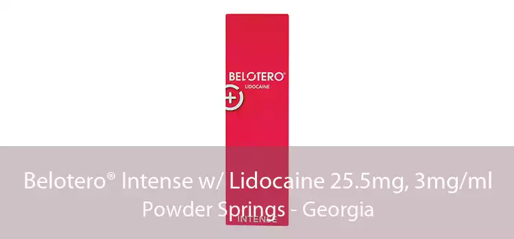 Belotero® Intense w/ Lidocaine 25.5mg, 3mg/ml Powder Springs - Georgia
