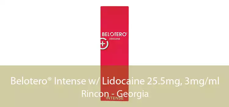 Belotero® Intense w/ Lidocaine 25.5mg, 3mg/ml Rincon - Georgia