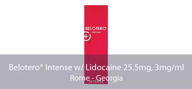 Belotero® Intense w/ Lidocaine 25.5mg, 3mg/ml Rome - Georgia